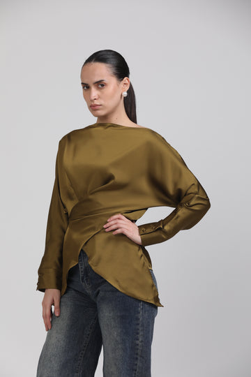Olive Breeze Top