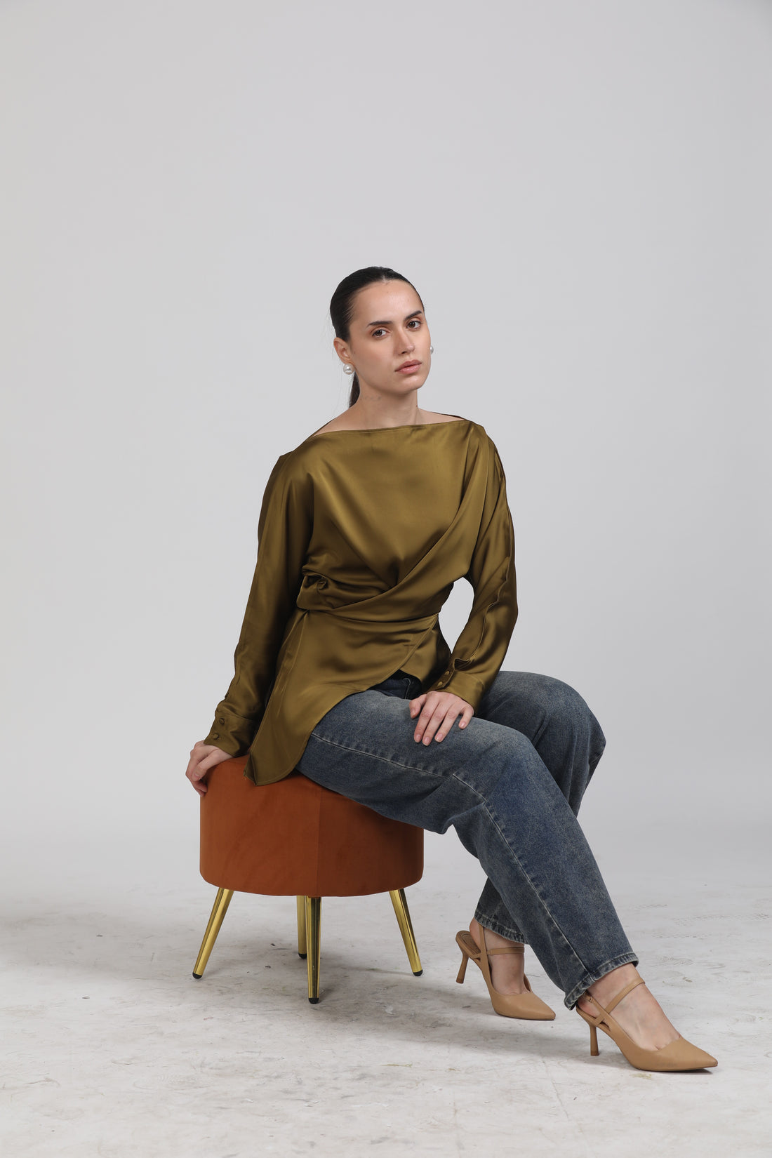 Olive Breeze Top