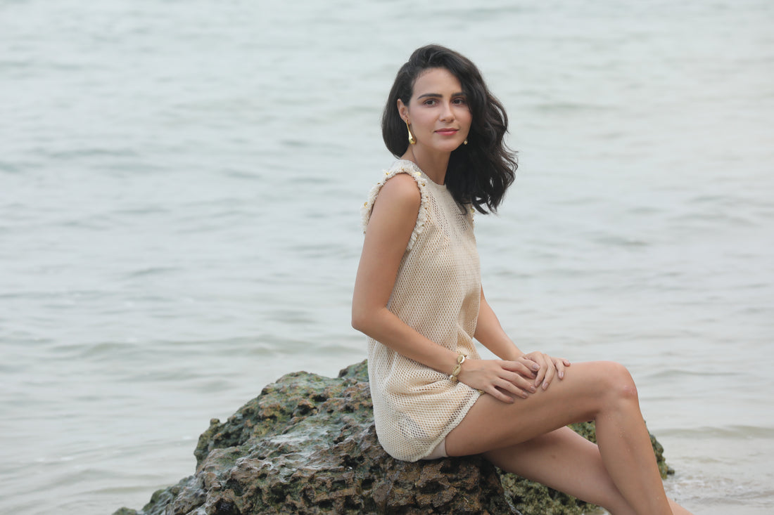 Lisbon Beach Crochet Dress