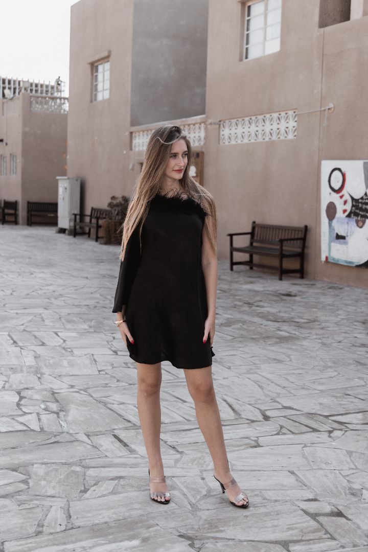 Mimosa Bell Sleeves Cocktail Dress
