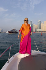 Saffron glow kaftan